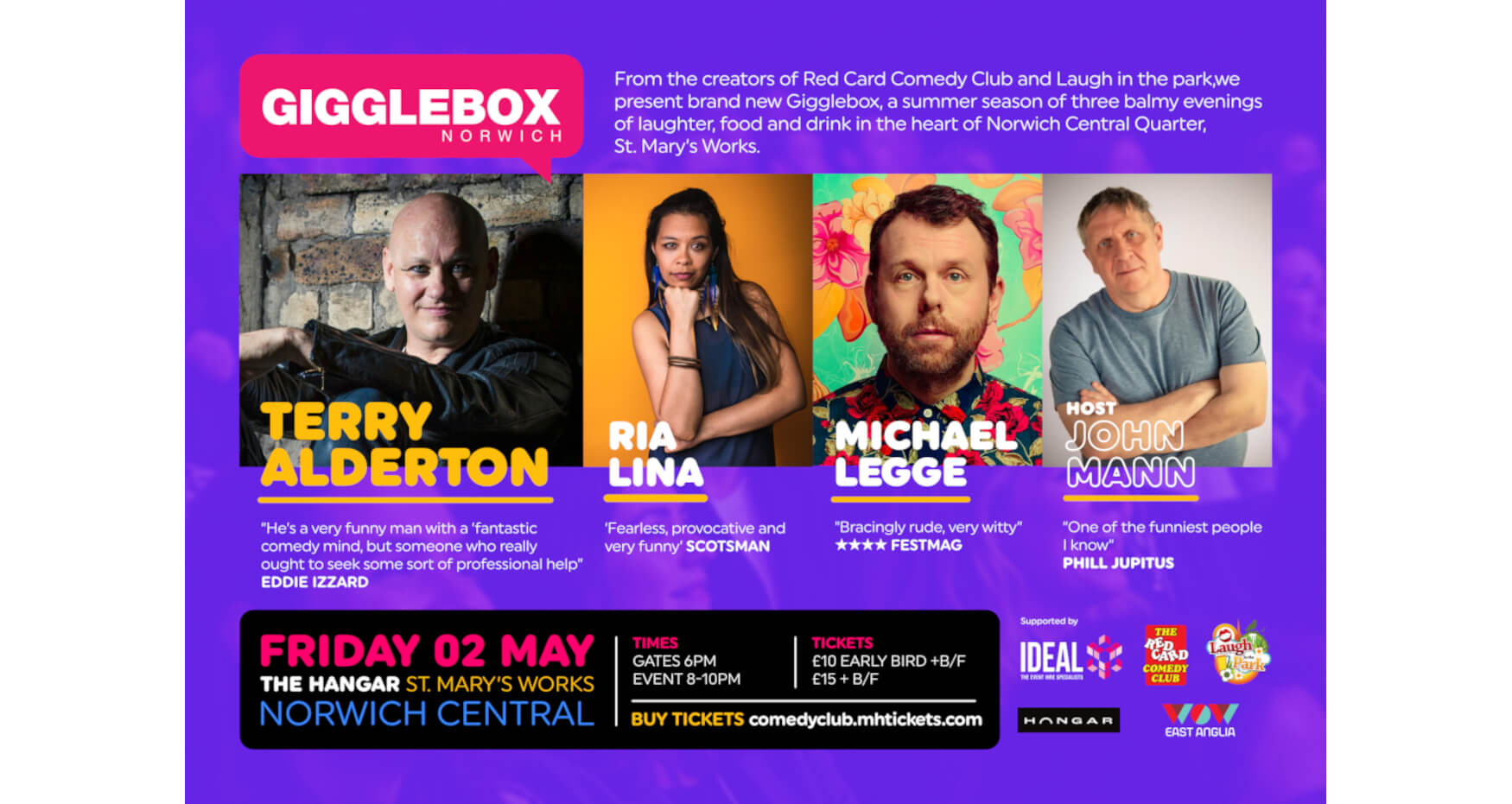 Gigglebox Comedy 2nd May