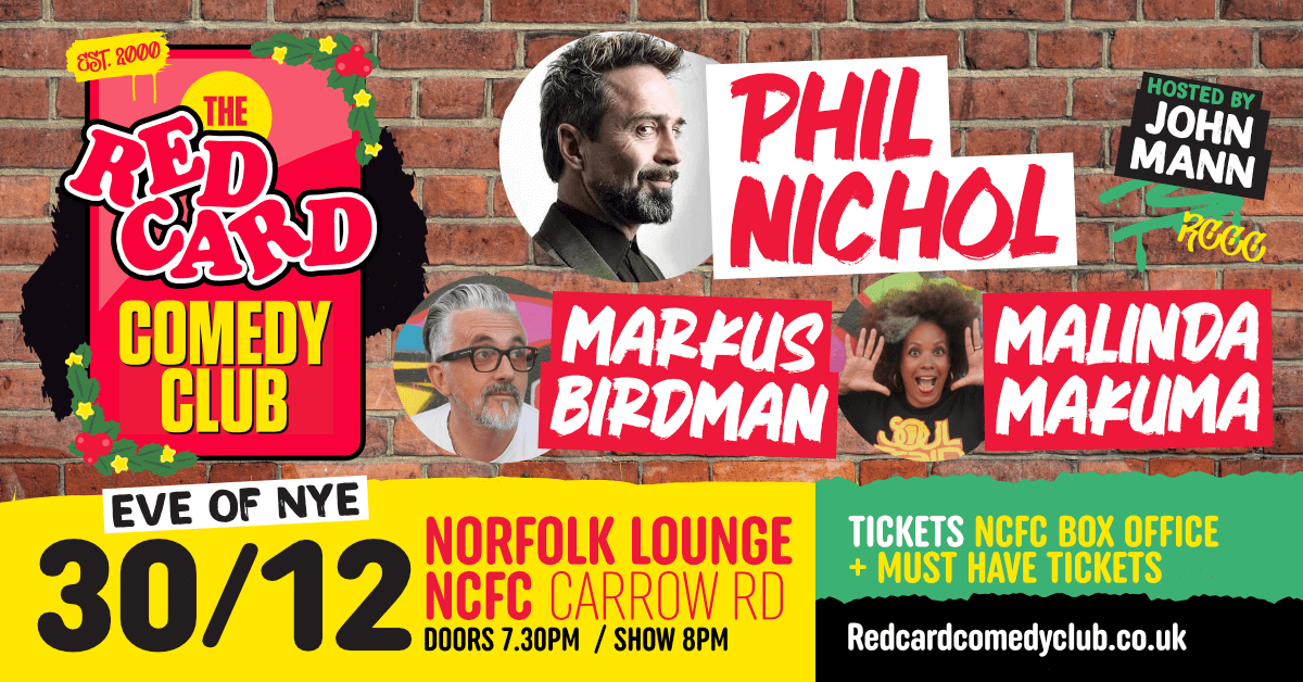 Red Card Comedy Dec Event